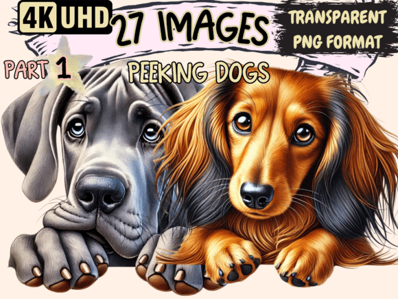 Download Peeking Dogs Clipart P1 - Dogs Collection