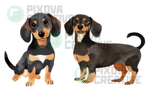 Download Sausage Dogs 2 Graphic Bundle PNG - Dogs Collection